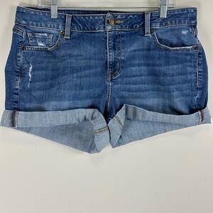 Women's Denim Distressed Shorts